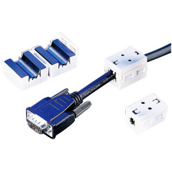 Roline 11.05.1010 Toroidal ferrite core split 290 &#x3A9; max cable &#xD8; 10mm 1 pc