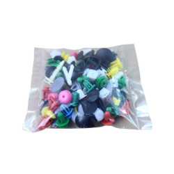 Zestaw spinek samocho. klips 100 szt. mocujący do tapicerki