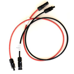 SET 6mm2 Kabel fotowoltaiczny Czerwony Czarny MC4 + WTYCZKA PV 8m 2x8m