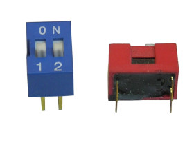 Przełącznik DIP switch 2 tory