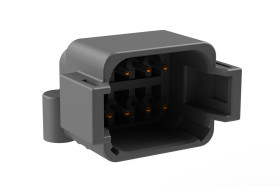 Złącze samochodowe 8-pinowe Amphenol Industrial 2-rzędowe Męski 13A AT BoardLock Płytka drukowana Śruba Złącze