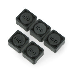 Dławik drutowy 10uH/6,7A - DE1207-10 - SMD - 5szt.