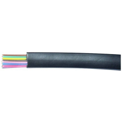 econ connect MPFK10SW Ribbon Cable Black 100m Durable Connectivity