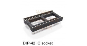 IC Socket 42-pin DIL wide - (DS1010-42T1WS) - Connfly