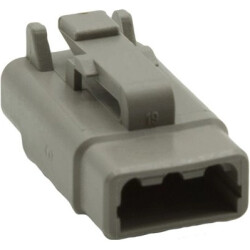 Plug housing, for rectangular miniature plug, PX0010S03GY