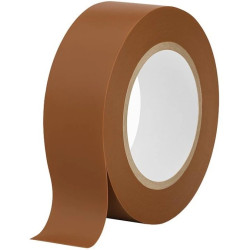 Taśma izolacyjna PVC 15mm x 10m ERKO brązowa