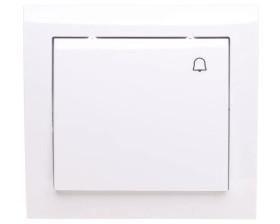 KIER Przycisk /dzwonek/ biały ŁP-6W/00
