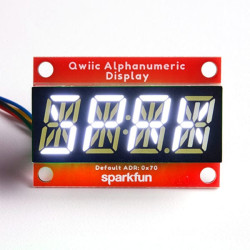 SparkFun Qwiic Alphanumeric Display - White