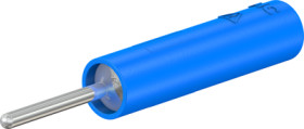Counting test adapter, connecting pin 1.5 mm to 4 mm socket, blue, CAT II, 23.0240-23