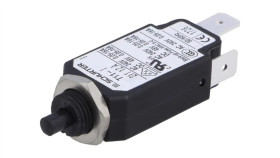 T11-211-12A Wyłącznik Nadprądowy Iznam: 12A Uznam: 240Vac 48Vdc Spst Bieguny: 1