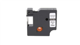 Taśma D1 45010 Do Drukarki Dymo 12Mm 7M Przeźroczysta Taśma Czarny Nadruk