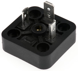 Złącze zaworu elektromagnetycznego A 2P+E 400 V AC/DC Męski LED: Nie Wkręcane Hirschmann