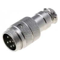 WMIC346-WK Wtyk mikrofonowy na kabel (złacze męskie) 6 pin