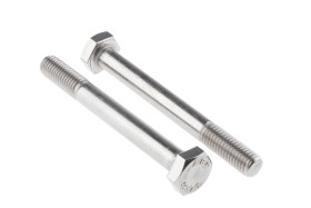 Śruba z łbem sześciokątnym gwint M10 90mm skok 1.50mm Stal nierdzewna Sześciokątny RS PRO