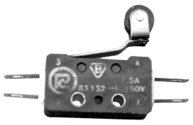 Wyłącznik krańcowy miniaturowy 1R 1Z dźwignia płaska z rolką 83 132 54 ER -14,1 W0-59-681322