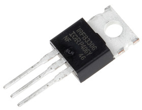 MOSFET Typ N-kanałowy 160 A TO-220 60 V Rozszerzenie 3-pinowy Otwór przelotowy 230 W Infineon 4 mΩ IRFB3306PBF