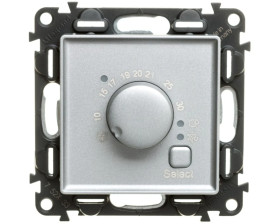 VALENA LIFE Termostat pokojowy aluminium 752333