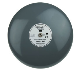 Syrena 115 V AC 108dB Montaż powierzchniowy Moflash 1-tonowy IP66 Pojedynczy