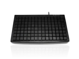 Klawiatura Kompaktowa przewodowa, kolor: Czarny, PS/2, QWERTY (USA), Ceratech