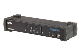 Przełącznik KVM Stereo CS1784A, 4-portowy USB, Aten DVI