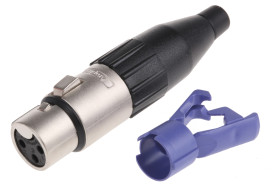 Złącze XLR 3 -pinowe Montaż na kablu Żeński