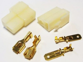 Łącznik konektorowy x2 kompletny (wtyk-gniazdo)