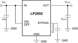 250-mA, 16-V, low-dropout voltage regulator with enable