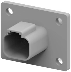 TE Connectivity DT04-2P-L012 Obudowa złącza pin męskiego na kabel, 1 szt.