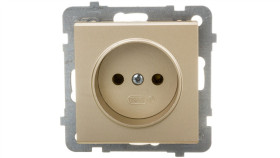 Sonata Gniazdo Pojedyncze B/U Szampański Złoty Gp-1R/M/39