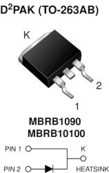 MBRB10100-M3 High-Voltage TMBS&#174; (Trench MOS Barrier Schottky) Rectifier
