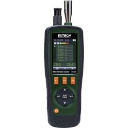 Extech Vpiece300 Video Particle Counter: Dust Humidity Temp Camera USB