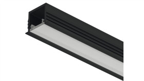 Profil Led Wpuszczany, Czarny, 1103 Häfele Lighting, 83395723