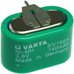 Nickel-metal hydride rechargeable battery, 150 mA·h, 3.6 V, Battery pack, 55615 603 059