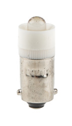 Lampka kontrolna Biały 24V ac/dc BA9s LED średnica 9.6mm długość 24mm