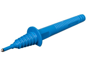Sonda ostrzowa z gniazdem bananowym niebieska WASONBUOGB1