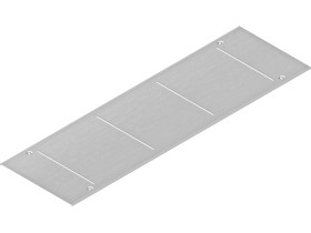 Pokrywa wzmocniona korytka PZKWJ400/2 z zamkiem grubość blachy 1,00mm 109040 BAKS