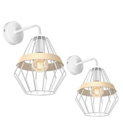 Kinkiet CLIFF WHITE 1xE27 MLP5517 Milagro