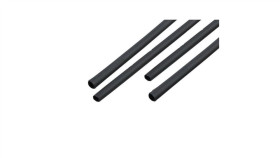 Koszulka Termokurczliwa 6,5Mm 1M Czarna Rurka