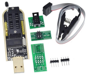 Programator EPROM Seeit FLASHPRO EEPROM 24C / 25C, SPI FLASH 25xxxx Programmer, gniazdo ZIF16 Programator komponentów
