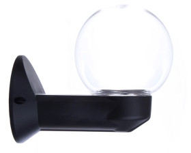 Oprawa ogrodowa E27 TOWER niska h 150mm kula fi 150mm transparentna 1303.001T