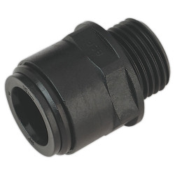 Sealey CAS15SA 15mm Straight Adaptor 1/2&quot;bsp Pack of 2