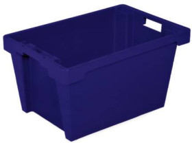 BRB Lagertechnik 1658197 Pojemnik obrotowy do sztaplowania nadaje się na żywność (D x S x W) 600 x 400 x 300 mm niebiesk