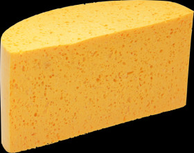 Vehicle - car sponge, round/flat