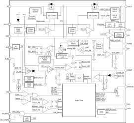 400kHz boost converter with 400kHz buck charger and battery health detection in back-up power
