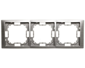 Simon Basic Neos Ramka potrójna tytanowy BMRC3/052