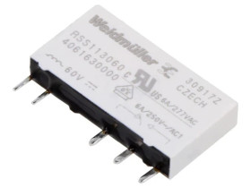 RSS113060 Przekaźnik elektromagnetyczny SPDT Ucewki: 60VDC 6A podstawka