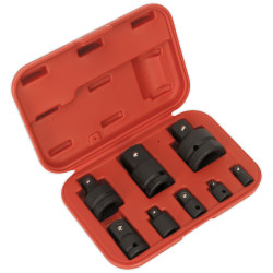 Sealey AK5900B Impact Socket Adaptor Set 8pc with Storage Case