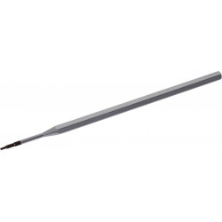 Końcówka wkrętaka rozmiar końcówki: 2,5 mm, grot Sześciokątna SAM długość ostrza: 2,5 mm Ostrze wkrętaka