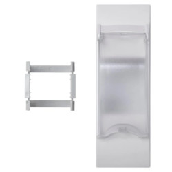 Simon Connect Płytka 45x135mm (3x K45) z pokr. do aparatury modułowej 2-pol. kanały Ofiblok ALK czysta biel KF03/9