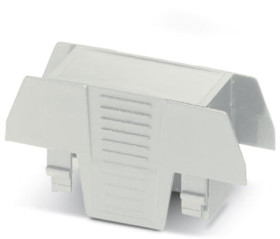 Upper part of housing, ABS, (W x H x D) 22.6 x 74.16 x 36.95 mm, light gray, for enclosure, 2201453